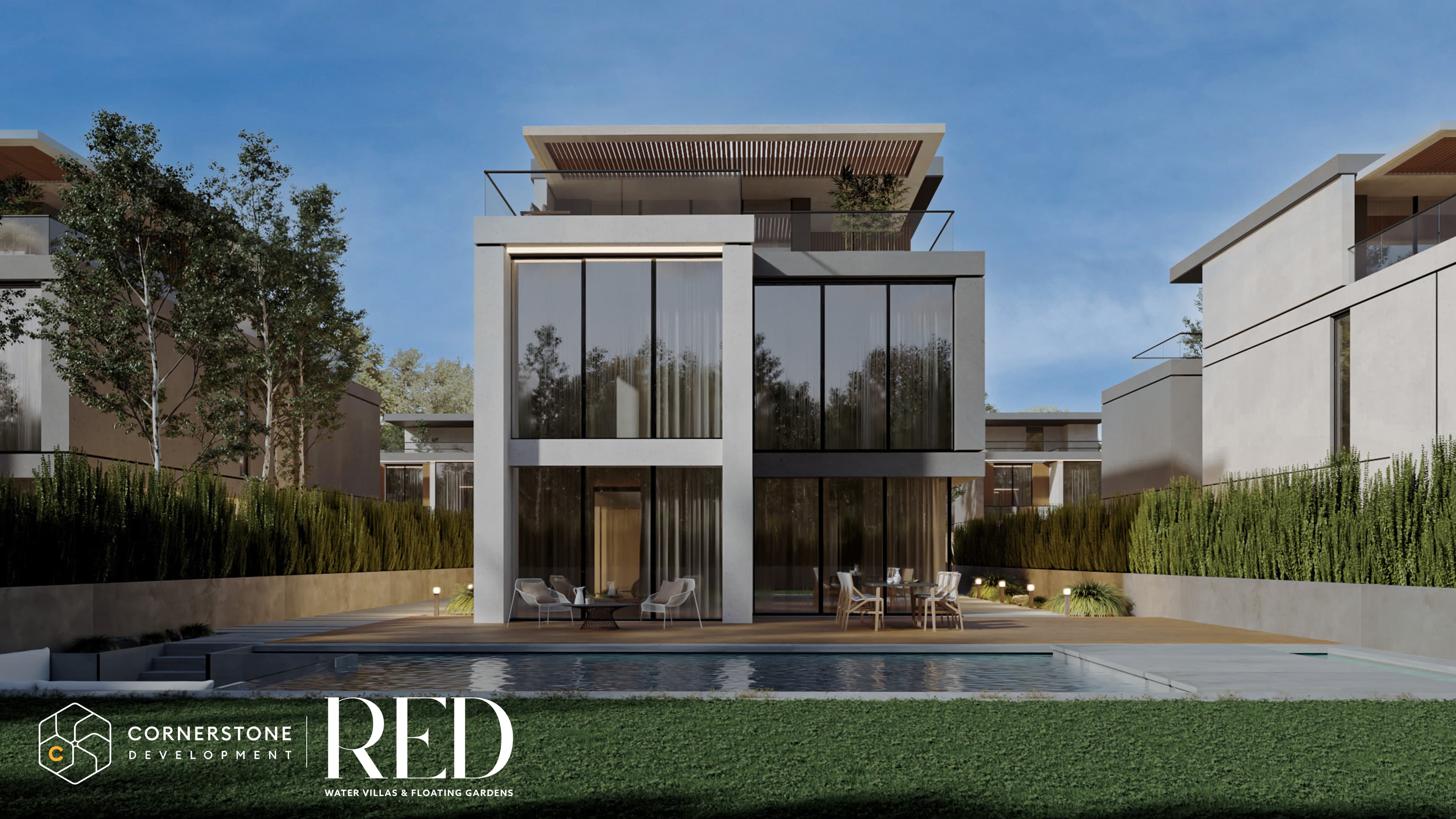 Villa for sale in Red with 4 bedrooms in Mostakbal City by Cornerstone Development