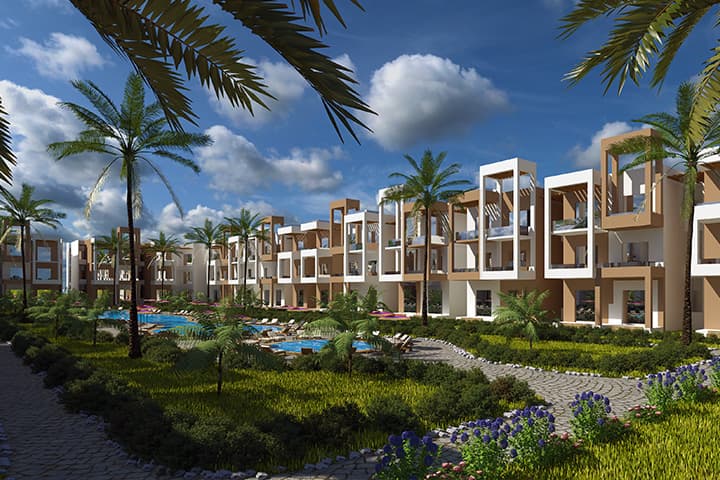Chalet for sale in Cape Bay Blumar Lasirena with 2 bedrooms in Ain Sokhna by Lasirena Group