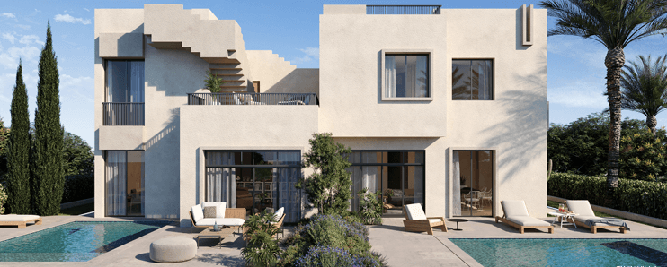 Courtyard Villa for sale in Siyal with 4 bedrooms in Makadi by Orascom Development Egypt