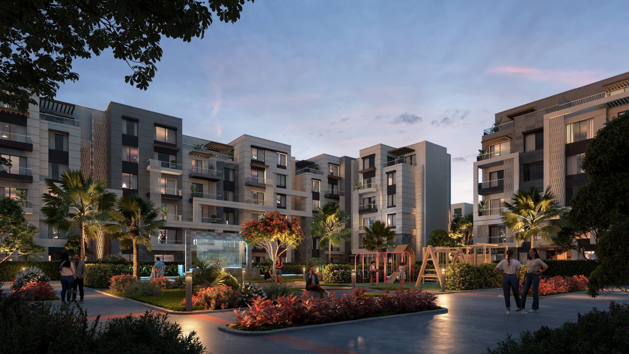 Apartment for sale in District 6 - Laria with 2 bedrooms in October Gardens by Palm Hills Developments